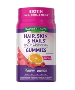 پاستیل تقویت کننده مو، ناخن و پوست نیچرز تریث حاوی بیوتین