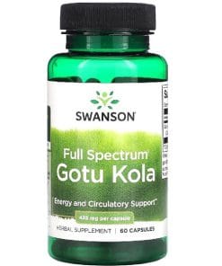 کپسول گوتاکولا سوانسون 435 میلی گرم 60 عدد 1 کپسول گوتاکولا سوانسون