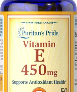 ویتامین ای برند  Vitamin E 450 mg Puritan’s Pride مقدار 450 میلی‌گرم