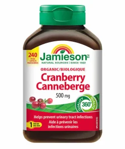 کرن بری ارگانیک جمیسون 500 میلی گرم Jamieson Organic Cranberry 500mg 6 کرن بری ارگانیک جمیسون 500 میلی گرم Jamieson Organic Cranberry 500mg
