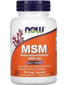 متیل سولفونیل متان ناو 1000 میلیگرم | بهبود درد مفاصل و سلامت پوست و مو با NOW MSM 1000 mg 7 متیل سولفونیل متان ناو 1000 میلیگرم