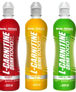 نوشیدنی ال کارنیتین بادی اتک Body Attack L-Carnitin 1000 4 نوشیدنی ال کارنیتین بادی اتک Body Attack L-Carnitin 1000