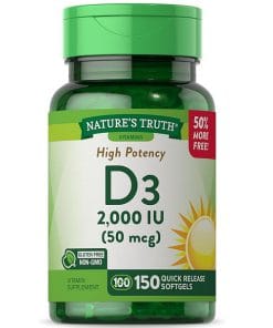 ویتامین دی نیچرز تریث Nature’s Truth Vitamin D3 2000 IU 6 ویتامین دی نیچرز تریث Nature’s Truth Vitamin D3 2000 IU