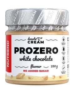 کره بادام زمینی با شکلات سفید ناترند 250 گرم Nutrend DeNuts Cream Prozero