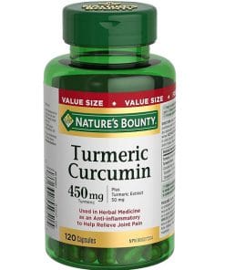 عصاره کورکومین زردچوبه نیچرز بونتی 450 میلی گرم 120 عدد