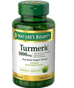 کپسول عصاره زردچوبه نیچرز بونتی 1000 میلی گرم 60 عدد 4 نیچرز بونتی