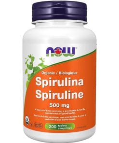 اسپیرولینا ناو 500 میلی گرم 200 عدد NOW Spirulina 7 اسپیرولینا ناو فودز 500 میلیگرم