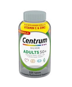 مولتی ویتامین بزرگسالان بالای 50 سنتروم 325 عددی +Centrum Silver Multivitamin Supplements for Adults 50
