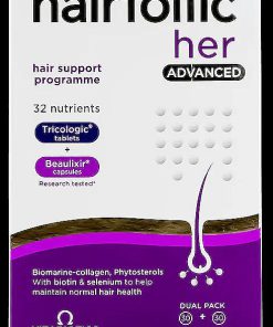 کپسول مکمل رشد مو ویتابیوتیکس هیرفولیک وومن ۶۰ عددی  Hairfollic Her از برند Vitabiotics