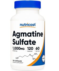 سولفات آگماتین نوتری کاست 120 عدد Nutricost Agmatine Sulfate