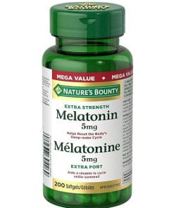 ملاتونین نیچرز بونتی 5 میلی گرم 200 عدد Nature’s Bounty Melatonin