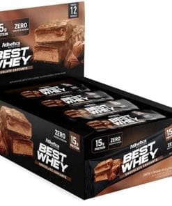 شکلات بار بست وی اتلتیکا 12 عددی | Atlhetica Best Whey Bar Chocolate 4 شکلات بار بست وی اتلتیکا
