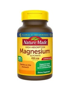 منیزیم گلیسینات 200 میلی گرم نیچرمید High Absorption Magnesium Glycinate Capsules 200 mg Nature Made 7 0 5516349f 1a3d 4271 91ea 1cc43955458d