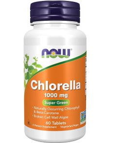 کلرلا ناو 1000 میلی گرم 60 عدد NOW Chlorella