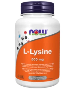ال لیزین ناو 500 میلی گرم 100 عدد NOW L-Lysine