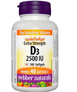 کپسول ویتامین D3 وبر نچرالز
