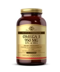 امگا 3 سولگار 100 عددی Solgar Triple Strength Omega-3 950 mg