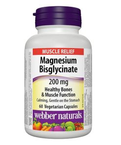 منیزیم گلیسینات وبر نچرالز 200 میلی گرم 60 عدد