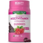 پاستیل مولتی ویتامین و کلاژن نیچرز تریث برای خانم ها