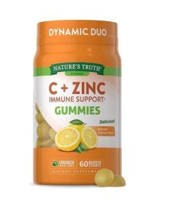 پاستیل ویتامین سی و زینک نیچرز تریث Natures Truth Vitamin C Zinc