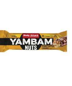 پروتئین بار یام بام بادی اتک 55 گرم BODY ATTACK YAMBAM NUTS