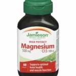 منیزیم ویتامین D3 جمیسون 500 واحد 60 عدد