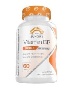 ویتامین ب 17 سان گیفت 100 میلی گرم 60 عدد Sungift Vitamin B17