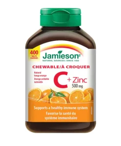 ویتامین سی و زینک جمیسون 400 عدد Jamieson Vitamin C + Zinc 5 زینک جمیسون
