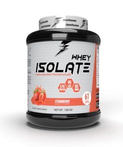 ایزوله پروتئین وی نیوتریفیوژن با طعم توت فرنگی NutriFusion ISOLATE STRAWBERRY