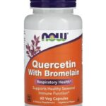 کوئرستین و بروملین ناو 60 عدد NOW Quercetin Bromelain