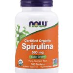 اسپیرولینا ناو 500 میلی گرم 180 عدد Now Spirulina