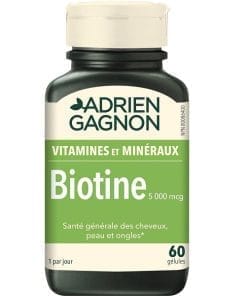 بیوتین ادرین گگنون 60 عدد Adrien Gagnon Biotin 5000 mcg 5 بیوتین ادرین گگنون 60 عدد Adrien Gagnon Biotin 5000 mcg