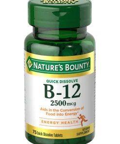 قرص ویتامین B12 نیچرز بونتی 2500 میکروگرم 75 عدد 5 قرص ویتامین B12 نیچرز بونتی 2500 میکروگرم 75 عدد
