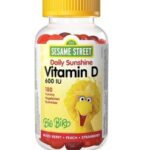 پاستیل ویتامین د3 سسمی استریت 180 عددی Sesame Street® Vitamin D3 600 IU Gummies