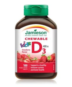 ویتامین D3 جمیسون برای کودکان 400 واحد 100 عدد 7 ویتامین D3 جمیسون برای کودکان 400 واحد 100 عدد