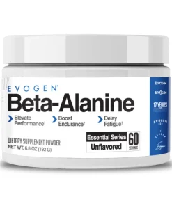 بتا آلانین ایوژن 60 سروینگ | کاهش خستگی عضلانی و افزایش استقامت در تمرین با Evogen Beta Alanine 6 بتا آلانین ایوژن 60 سروینگ