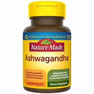 آشواگاندا نیچرمید 60 عددی Nature Made Ashwagandha 1 510x510 1