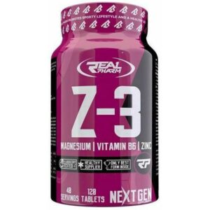 قرص زما 120 عددی رییل فارم | ZMA 120 Tablets 3 قرص ZMA 120 Tablets