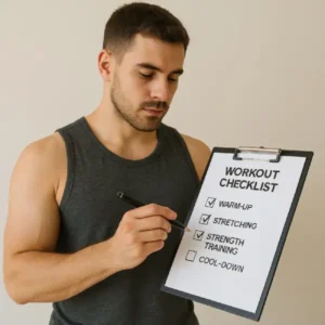 چک لیست قبل از تمرین