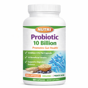 کپسول پروبیوتیک نوتری ۱۰ میلیارد ۶۰ عددی| کپسول پروبیوتیک نوتری ۱۰ میلیارد ۶۰ عددی | NUTRI PROBIOTIC 10BILL 60CAP
