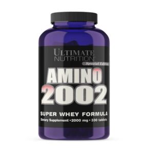 قرص آمینو 2002 آلتیمیت نوتریشن, ULTIMATE NUTRITION AMINO 2002, آمینو 2002 اصل, آمینو اسید بدنسازی, مکمل آمینو آلتیمیت, افزایش حجم عضلانی, ریکاوری عضلات, جلوگیری از تحلیل عضلانی, مکمل دوره حجم, مکمل دوره کات, مکمل بدنسازی حرفه‌ای, ultimate nutrition amino, amino 2002 tablets, مکمل عضله سازی