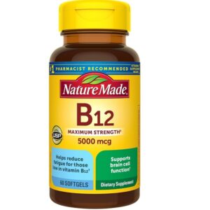 Nature Made Maximum Strength Vitamin B12 5000 mcg 1