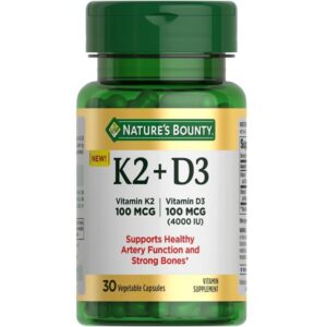 Natures Bounty Vitamin D3 K2 1